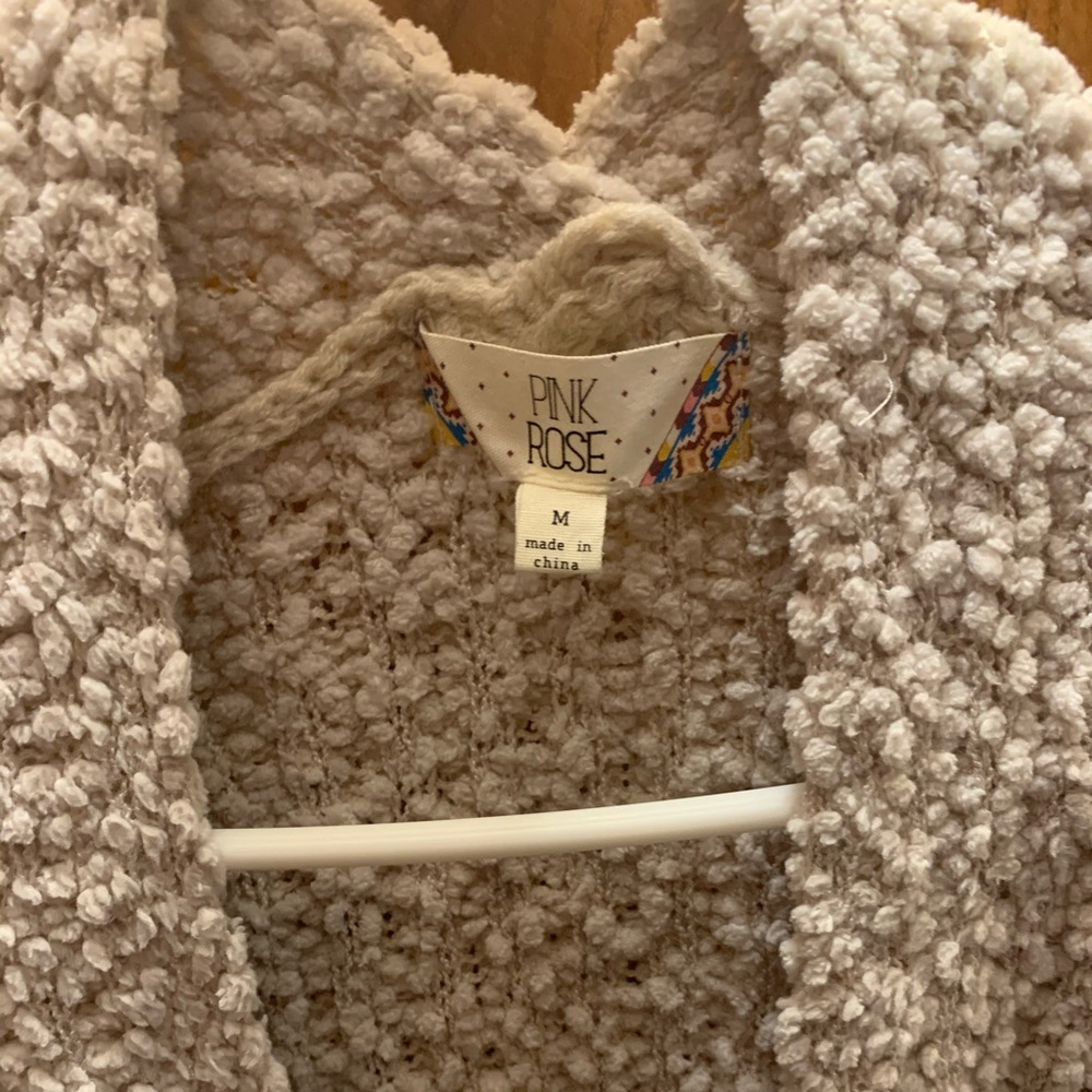 Pink rose cardigan